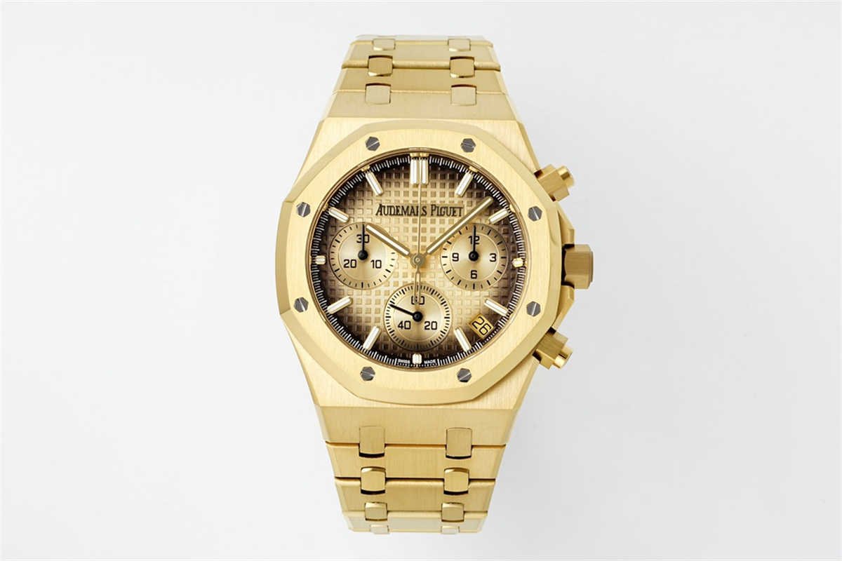 AP 26240BA Replica – Luxury Yellow Gold Royal Oak Chronograph by APS Factory