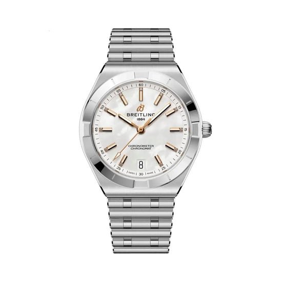 Breitling Replica Watch Chronomat Automatic 36, Stainless Steel and Diamonds, A10320101A1A1
