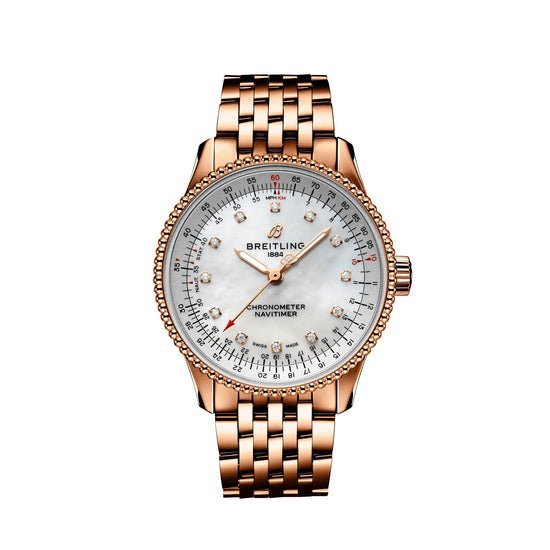 Breitling Replica Watch Navitimer Automatic 35 18k Red Gold R17395211A1R1