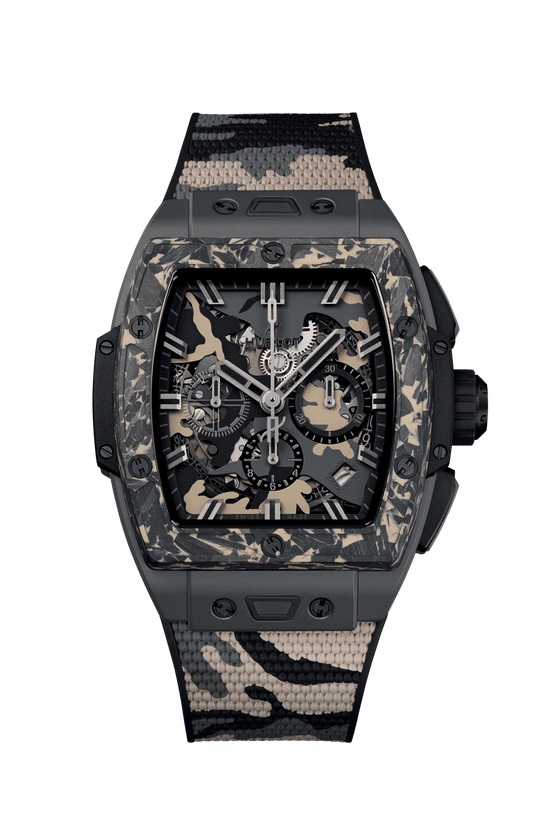 Hublot Replica Watch, Spirit of Big Bang Ceramic Carbon Beige Camo, Limited Edition, 42mm, 642 .CI.0191.RX.ECU23