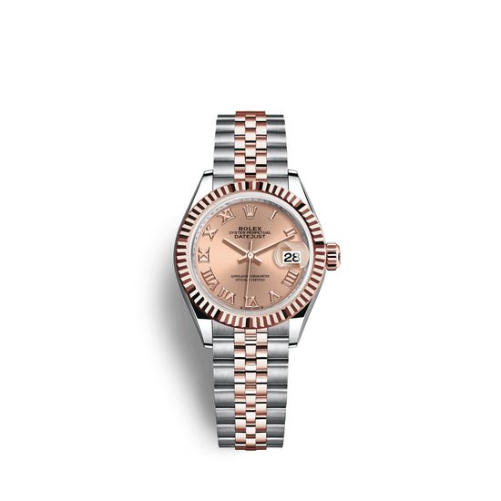 Rolex Replica Watch Lady-Datejust 28, Oystersteel and 18k Everose Gold, 279171-0025