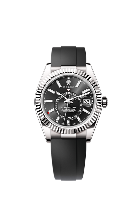 Rolex Replica Watch Sky-Dweller, 42mm, 18k White Gold, 336239-0002