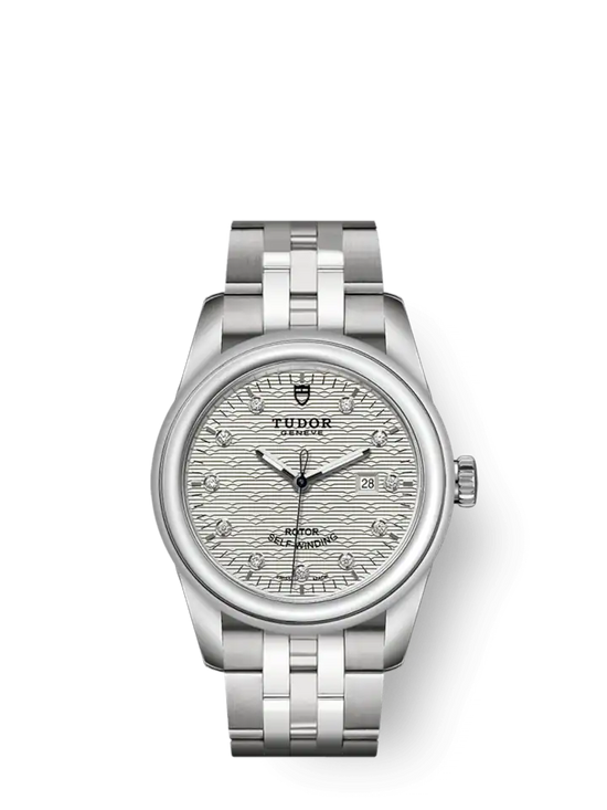 Tudor Replica Watch Glamour Date, Stainless Steel and Diamond-set, 31mm, M53000-0009